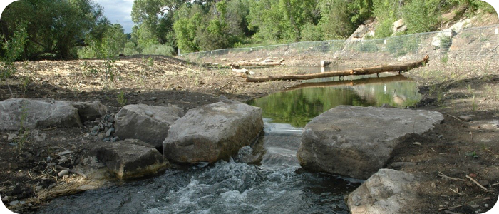 After - East Channel Rock Weirs